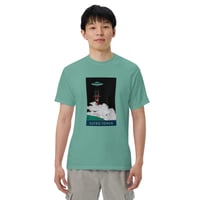 Image 5 of Sutro Tower UFO Unisex garment-dyed heavyweight t-shirt