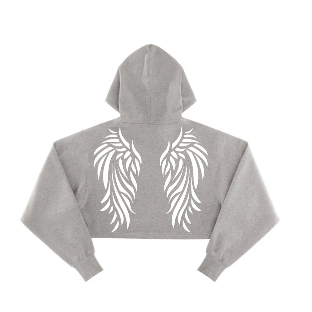 Image of Real Onez Angel crop hoodie