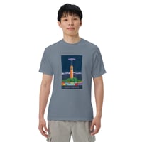 Image 2 of Coit Tower UFO Unisex garment-dyed heavyweight t-shirt