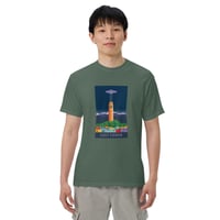 Image 3 of Coit Tower UFO Unisex garment-dyed heavyweight t-shirt