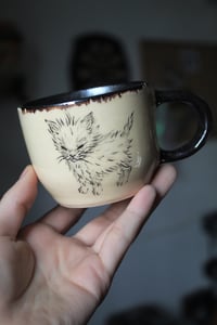 Image 1 of no surprises chaotic kitty mug