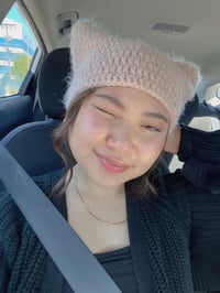 Image 2 of cat hat beanie