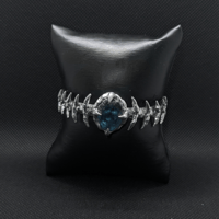 Image 1 of SOLDERED SAPPHIRE CUFF