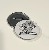 Smoking Lady Button