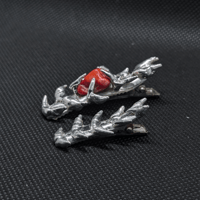 Image 4 of RED CORAL HAIR CLIP