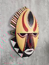 Image 2 of Smokin' Tikis PNG Style Wood Tiki Mask FREE SHIPPING