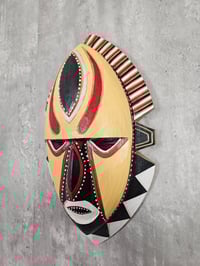 Image 3 of Smokin' Tikis PNG Style Wood Tiki Mask FREE SHIPPING