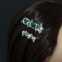Image 5 of MALACHITE HAIR CLIP