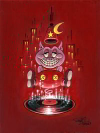 Pork Platter Original Acrylic on Wood Painting