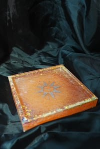 Image 3 of Sun Catcher | Copper/Bronze Handmade Square Glitter Resin Tray