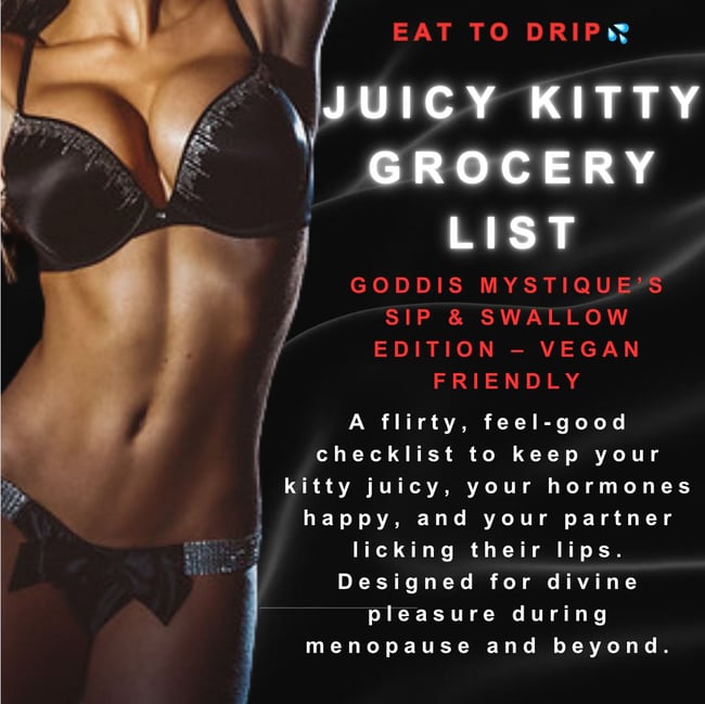 Eat to Drip - The Juicy Kitty Grocery List