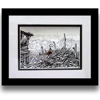 Image 1 of Black and White Mickey Slum Shack - 'Collapsed Shack'