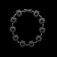 Image 1 of THE ‘LILITH’ GARNET BRACELET 