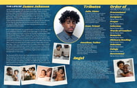 Image 5 of 4 Page Modern Style Funeral Program 11x17 | Fully Editable Canva