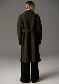Image 3 of pol ruben draped coat khaki