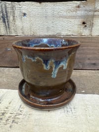 Image 1 of 3.5” planter with base from the Elements collection