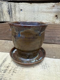 Image 1 of 3.5” planter with base from the Elements collection V2