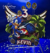 Image 1 of Boy Luxury Shaker Cake Topper