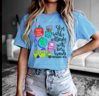 Image 7 of She Works Willingly With Her Hands Shirt, Kindergarten Teacher, Preschool Teacher, Back To School...