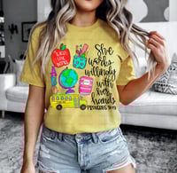 Image 9 of She Works Willingly With Her Hands Shirt, Kindergarten Teacher, Preschool Teacher, Back To School...