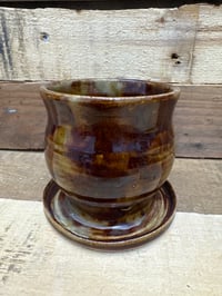 Image 1 of 4” planter with base from the Go West collection V2