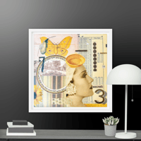 Image 5 of The Secret Language of Numbers - 12x12 - Framed Canvas