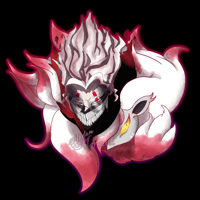 Okarun and Hisuian Zoroark sticker