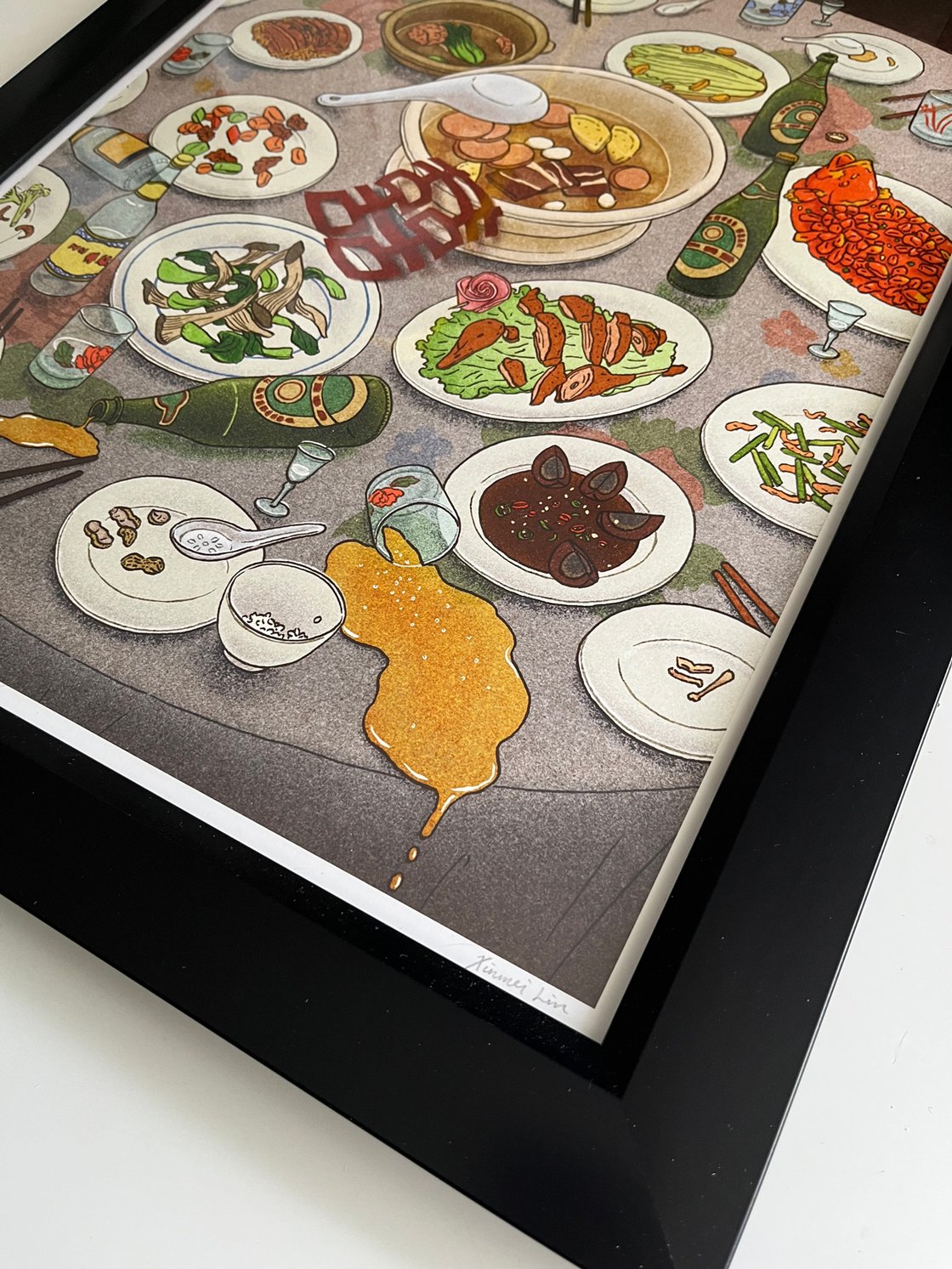 Image of Banquet Table print