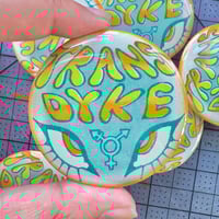 Image 1 of Trans Dyke Button
