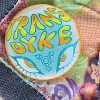Image 3 of Trans Dyke Button