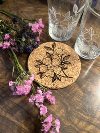 Image 1 of Dog rose coaster 