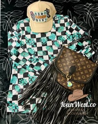 Image 4 of Women mesh long sleeve tops 