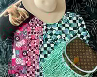 Image 1 of Women mesh long sleeve tops 