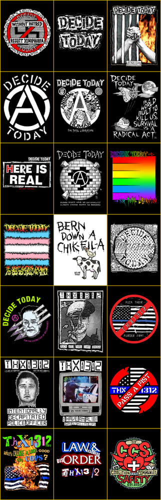 Image of various T-shirts 2