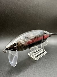 Image 2 of DRT Tiny Klash K.O. ~ Chrome Rainbow Trout ~ Custom Painted Lure by Slick Baits