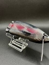 Image 5 of DRT Tiny Klash K.O. ~ Chrome Rainbow Trout ~ Custom Painted Lure by Slick Baits