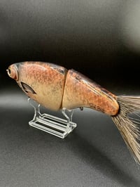 Image 2 of Biggs Custom Baits ~ Kracken ~ Inferno Glow ~ Custom Painted Lure by Slick Baits