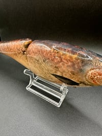 Image 3 of Biggs Custom Baits ~ Kracken ~ Inferno Glow ~ Custom Painted Lure by Slick Baits