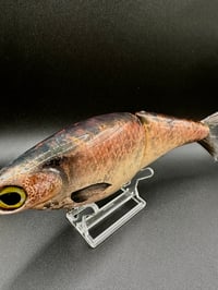 Image 4 of Biggs Custom Baits ~ Kracken ~ Inferno Glow ~ Custom Painted Lure by Slick Baits