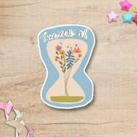 Time Heals All Vinyl Sticker