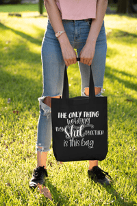 Image 5 of Holding My Shit Together Tote Bag