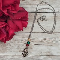 Image 3 of Santa Head Necklace 