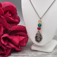 Image 2 of Santa Head Necklace 