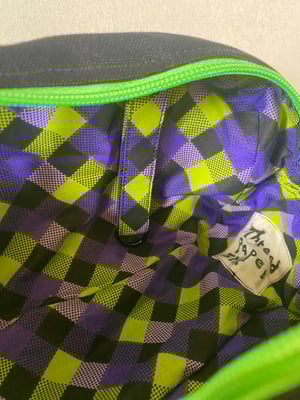 Image of Black fanny pack with Floating Eyeball patch