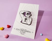 encompassing love enamel pin