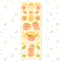 Image 1 of persimmon world sticker sheet