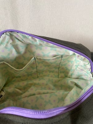 Image of Dark Olive fanny pack with Vampire patch