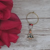 Image 2 of Christmas Tree Wine Glass Charm 