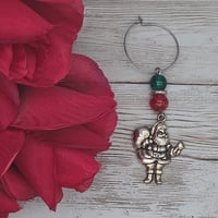 Image 2 of Santa Claus Wine Glass Charm 