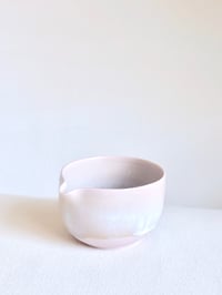Image 1 of Cherry Blossom Matcha Bowl - Light Pink with Opalescent 2